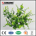 fire-resistant green artificial ivy spray stem for outdoor decoration